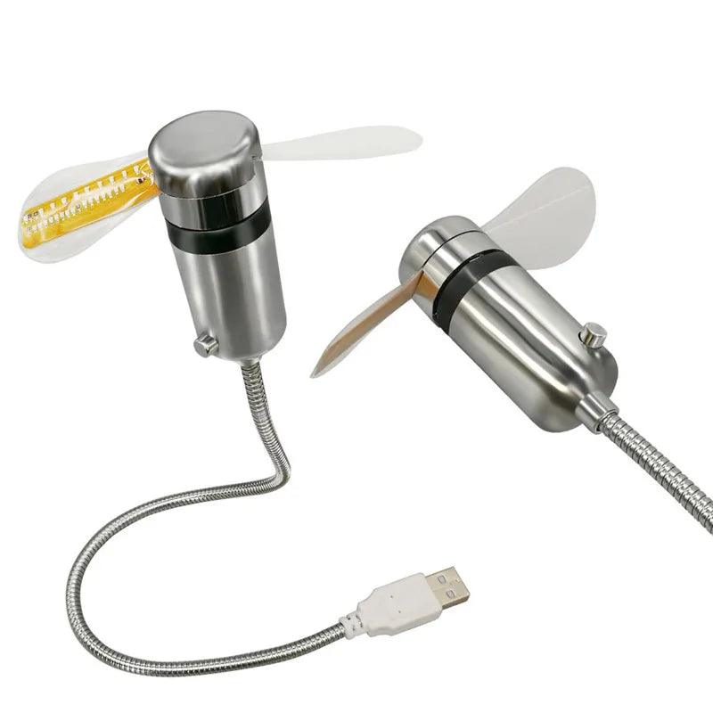 BreezeMaster USB: Ventilador e Relógio Inteligente - Ecoompanda