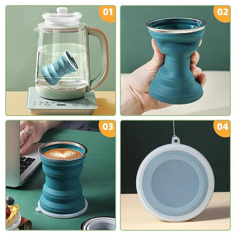 Copo dobrável de Silicone - Ecoompanda