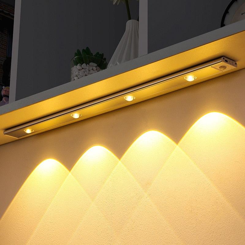 LEDs com sensor de presença - Ecoompanda